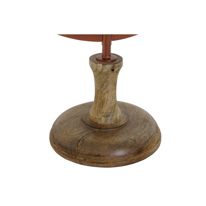Home ESPRIT Globe terrestre Marron PVC et Bois de manguier