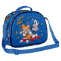 KARACTERMANIA Sac à dos goûter 3D Lets Roll Sonic The Hedgehog, compartiment unique avec zip, tissu intérieur, anse et bretelle ajustable, 25,5x10x20 cm