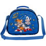 KARACTERMANIA Sac à dos goûter 3D Lets Roll Sonic The Hedgehog, compartiment unique avec zip, tissu intérieur, anse et bretelle ajustable, 25,5x10x20 cm