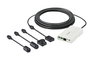 Hanwha Caméra de surveillance IP Wisenet X 2MP (1920x1080) 60 ips PoE avec audio bidirectionnel et emplacement SD - Compatible WiseStream II, WDR 120dB