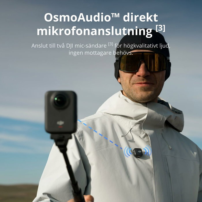 DJI Osmo 360 - Caméra 360° 8K, Capteur 1 Pouce, 128 Go