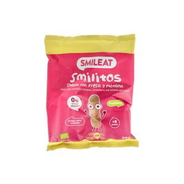 SMILEAT Smilitos-Gusanitos Fraise-Banane 25g ECO