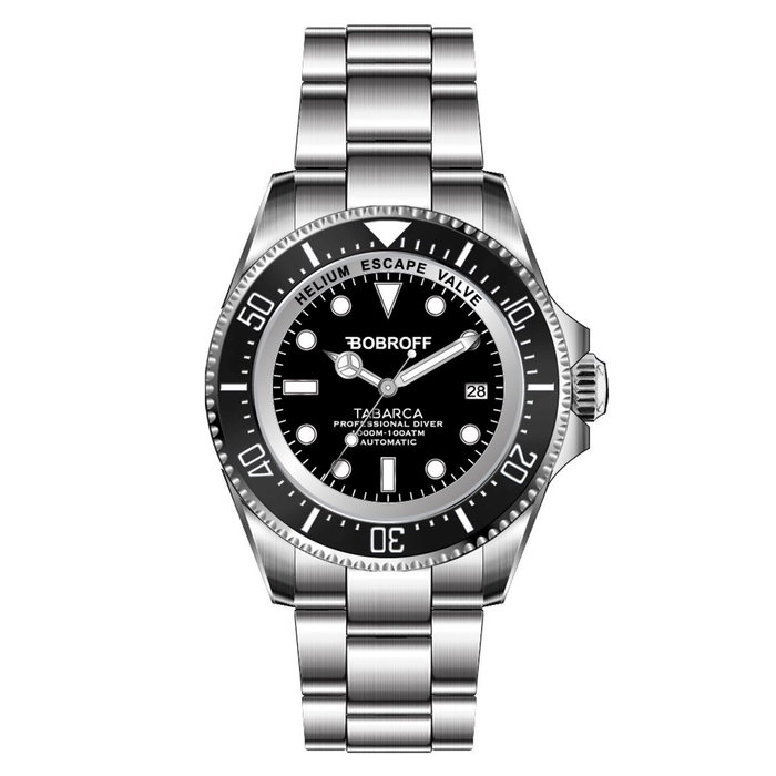 Bobroff BF001 Collection Tabarca - Montre Automatique Argentée Bobroff BF001 Collection Tabarca - Montre Automatique Argentée