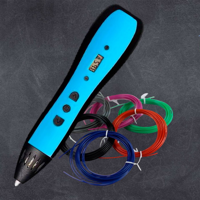 SCIENCE4YOU Stylo 3D avec 6 filaments de couleurs