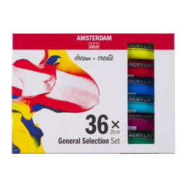 Amsterdam Set de peintures acryliques Standard Series, 36 x 20 ml