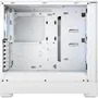 Fractal Design FD-C-POR1A-01 Boîtier PC ATX Pop Air RGB Blanc avec vitre teintée, 3 ventilateurs RGB, contrôleur, compatible USB-C, maillage frontal