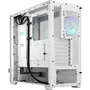 Fractal Design FD-C-POR1A-01 Boîtier PC ATX Pop Air RGB Blanc avec vitre teintée, 3 ventilateurs RGB, contrôleur, compatible USB-C, maillage frontal