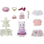 Sylvanian Families 5461 Valisette de Mode Grand Soeur Chat Persan avec Vêtements, Sacs et Chaussures pour Figurines - Le Village