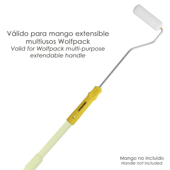 WOLFPACK LINEA PROFESIONAL Rouleau en mousse pour émail acrylique 100 mm