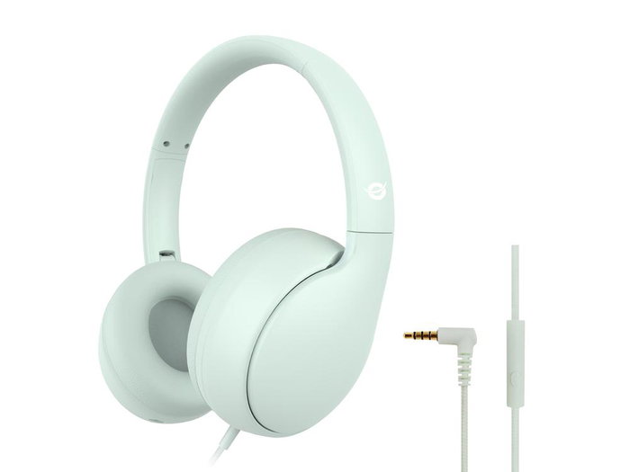 Conceptronic Parris04 Casque Enfant Filaire avec Micro Jack 3.5 mm Gris