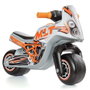 Molto - Trotteur moto argenté pour enfant - Jouet moto d'équilibre en plastique - 27x11x37 cm