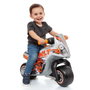 Molto - Trotteur moto argenté pour enfant - Jouet moto d'équilibre en plastique - 27x11x37 cm