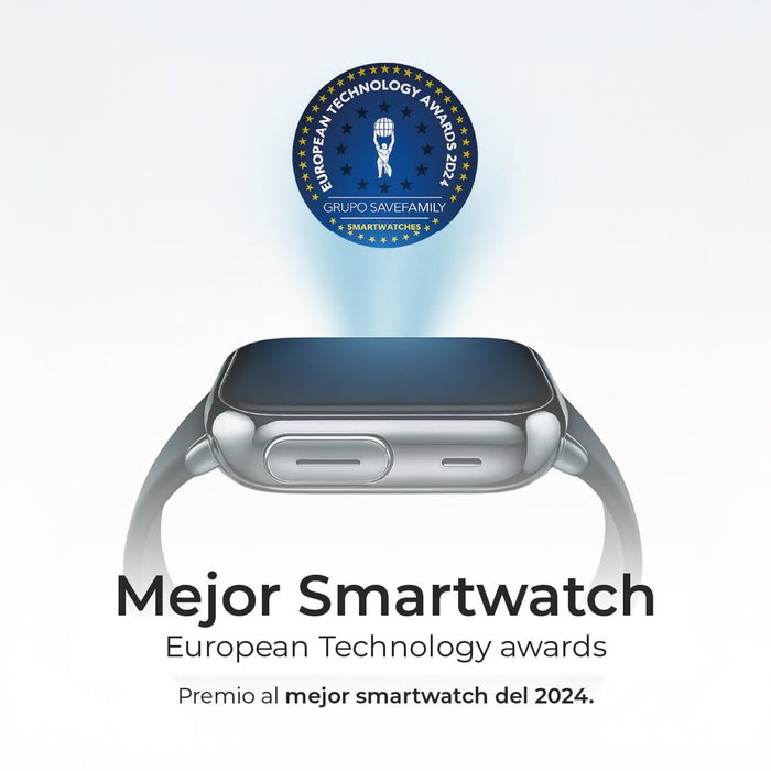Montre intelligente Save Family ICONIC2 BLACK 40 mm 1,44” Noir
