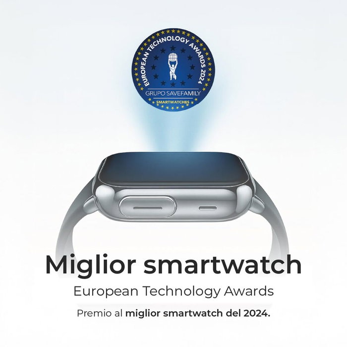 Montre intelligente Save Family ICONIC2 BLACK 40 mm 1,44” Noir
