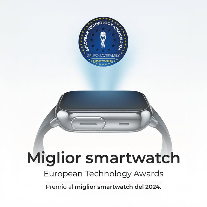 Montre intelligente Save Family ICONIC2 BLACK 40 mm 1,44” Noir