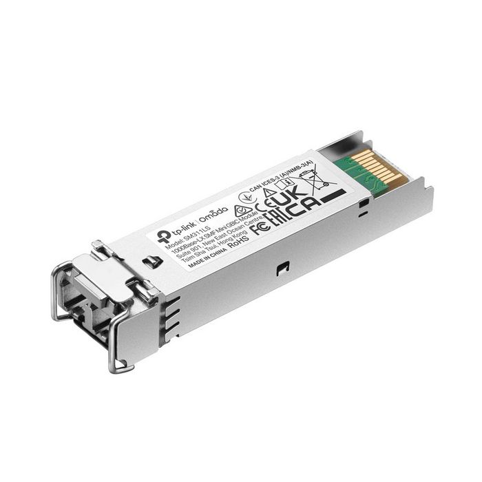 Omada Module SFP Gigabit Monomode, Interface LC, MiniGBIC, jusqu'à 10 km de portée, pour réseau fibre optique Omada Module SFP Gigabit Monomode, Interface LC, MiniGBIC, jusqu'à 10 km de portée, pour réseau fibre optique