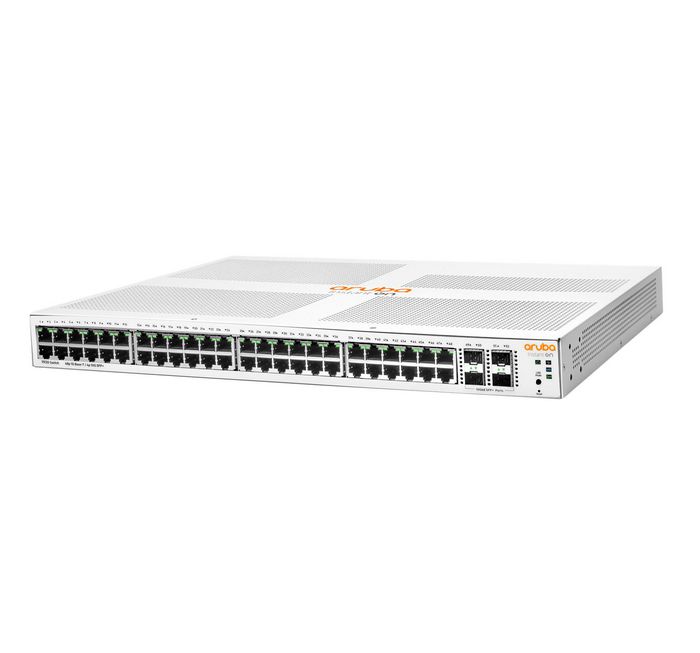 Hewlett Packard Enterprise Commutateur réseau Aruba Instant On 1930 48 ports Gigabit PoE+ 370W avec 4 ports SFP/SFP+ pour petite entreprise Hewlett Packard Enterprise Commutateur réseau Aruba Instant On 1930 48 ports Gigabit PoE+ 370W avec 4 ports SFP/SFP+ pour petite entreprise