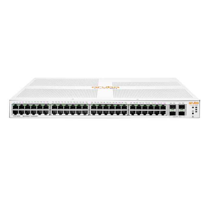 Hewlett Packard Enterprise Commutateur réseau Aruba Instant On 1930 48 ports Gigabit PoE+ 370W avec 4 ports SFP/SFP+ pour petite entreprise Hewlett Packard Enterprise Commutateur réseau Aruba Instant On 1930 48 ports Gigabit PoE+ 370W avec 4 ports SFP/SFP+ pour petite entreprise
