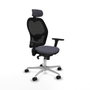 Piqueras y Crespo Chaise de Bureau avec Appui-tête Jorquera 3D086N2 Gris foncé