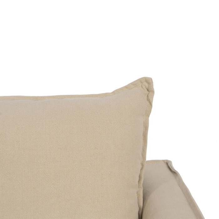 BigBuy Home Canapé trois places Beige 220 x 95 x 90 cm BigBuy Home Canapé trois places Beige 220 x 95 x 90 cm