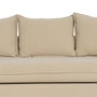 BigBuy Home Canapé trois places Beige 220 x 95 x 90 cm
