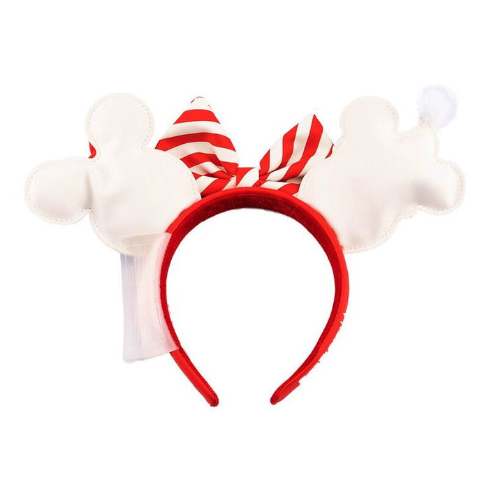 Loungefly Diadème Oreilles Mickey et Minnie en Bonhomme de Neige Disney - Accessoire de Tête ou Bijou Fantaisie