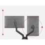One Monitor Mount Solid Dual Black DM 4210