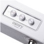 Camry CR 1902 Radio FM Bluetooth portable blanche avec charge USB-C, 16 x 7 x 10,5 cm