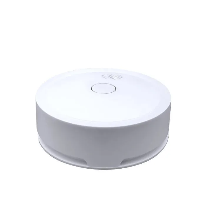 Konyks FireSafe 2 Détecteur de fumée connecté Wi-Fi et Bluetooth Blanc, Norme NF EN14604, Autonomie 5 ans avec pile CR123A, Installation facile sans hub