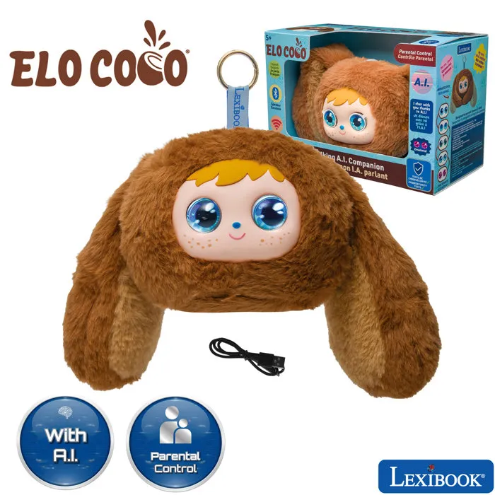 Lexibook ELO-Coco - Ma peluche parlante interactive avec IA Lexibook ELO-Coco - Ma peluche parlante interactive avec IA