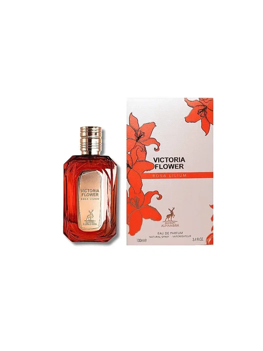 Lattafa Victoria Flower Rosa Lilium Eau de Parfum 100 ml Lattafa Victoria Flower Rosa Lilium Eau de Parfum 100 ml