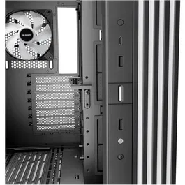 Be Quiet! Boîtier PC Light Base 600 DX Noir - ATX - Silencieux - Panneaux en verre - Bande LED ARGB - Compatible carte mère connecteur arrière