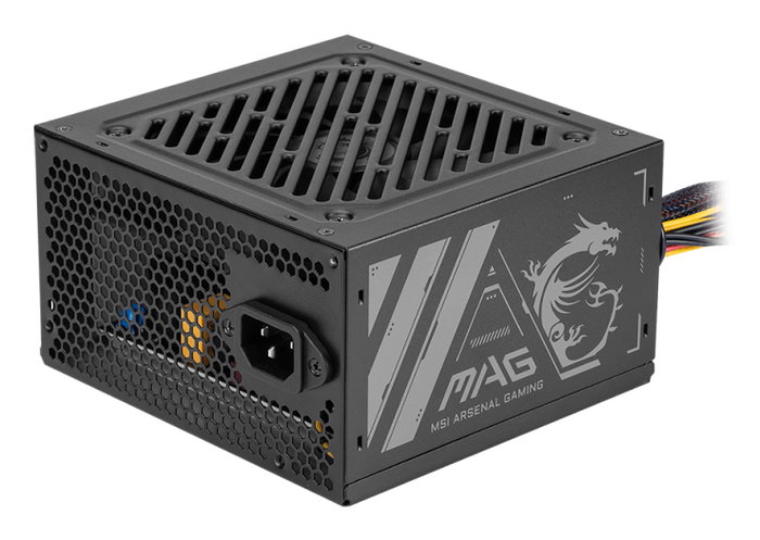 MSI MAG A500N - Alimentation ATX 500W pour PC Gaming et Bureautique - Connecteur 24 Broches