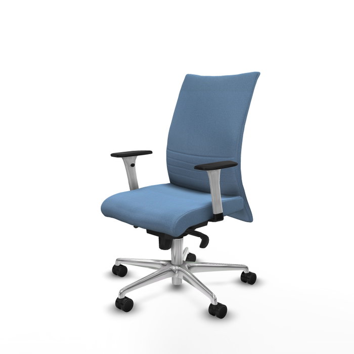 Piqueras Y Crespo Silla Albacete Confidente Bleu ciel avec Mécanisme Synchrone et Base Aluminium Piqueras Y Crespo Silla Albacete Confidente Bleu ciel avec Mécanisme Synchrone et Base Aluminium