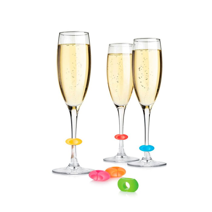 Tescoma Uno vino Marqueurs de verres couleurs assorties, 12 pièces