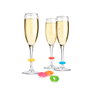 Tescoma Uno vino Marqueurs de verres couleurs assorties, 12 pièces