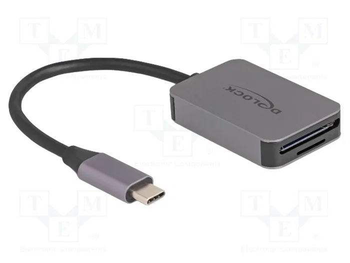 DELOCK Lecteur de cartes mémoire microSD et SD avec prise USB C DELOCK Lecteur de cartes mémoire microSD et SD avec prise USB C
