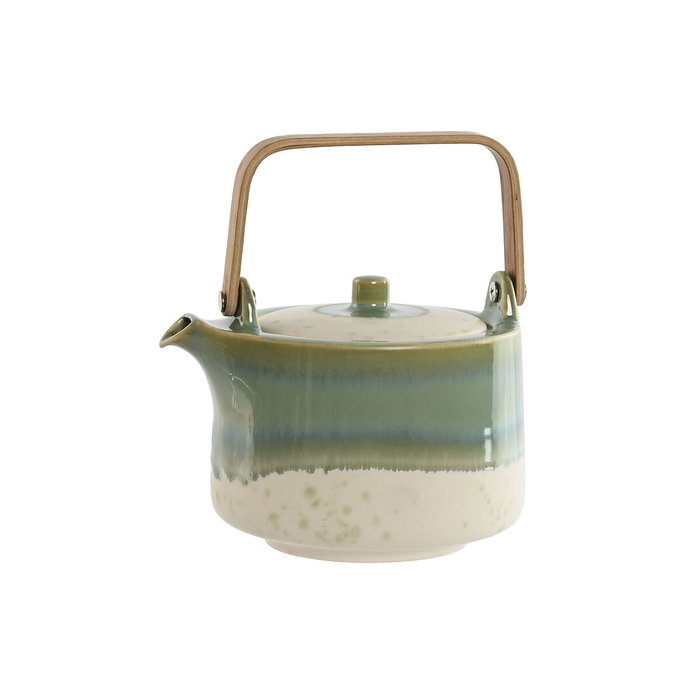 Home ESPRIT Théière Blanc Vert Bambou Porcelaine 1 L Home ESPRIT Théière Blanc Vert Bambou Porcelaine 1 L