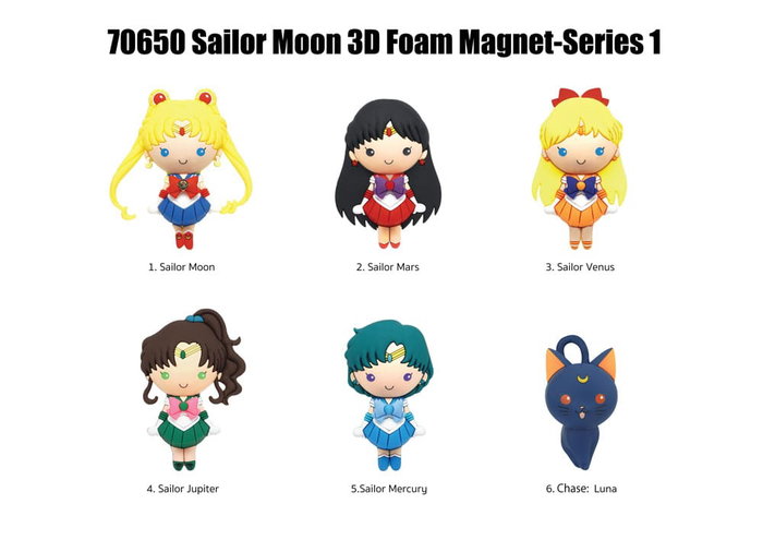 Monogram Int. Sailor Moon blind pack aimants Series 1 Display (12) Monogram Int. Sailor Moon blind pack aimants Series 1 Display (12)