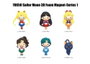Monogram Int. Sailor Moon blind pack aimants Series 1 Display (12)