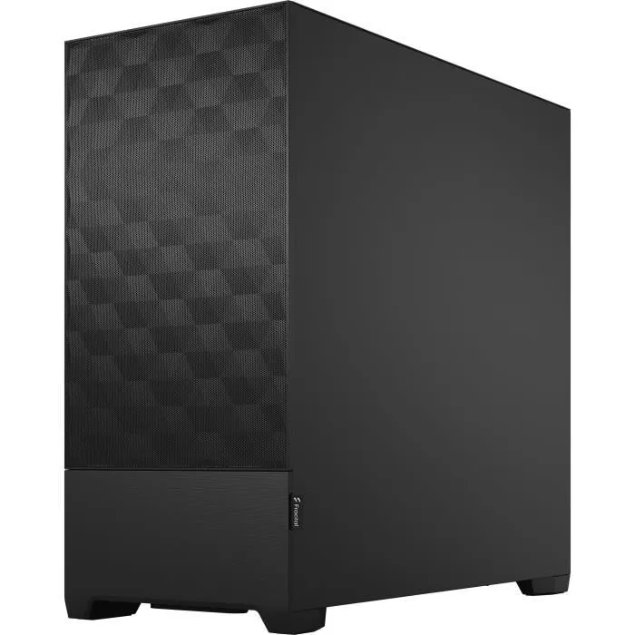 Fractal Design FD-C-POA1A-01 Pop Air Black Solid - Boîtier PC ATX Noir avec 3 Ventilateurs, Prêt USB 3.1 Type-C, Mesh Frontale