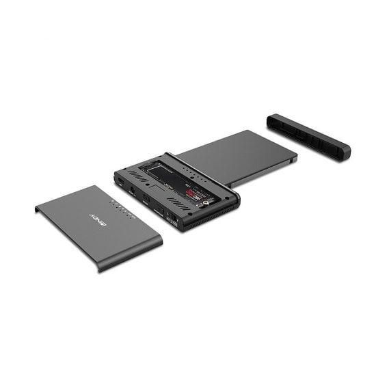 Lindy USB 3.2 Type C M.2 NVMe & SATA SSD Clone Station avec Offline Cloning pour SSD/HDD USB 3.2 Gen 2 10Gbps