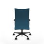 Piqueras Y Crespo Chaise de bureau Albacete confidente, Vert pétrole, Mécanisme Synchrone, Accoudoirs 2D