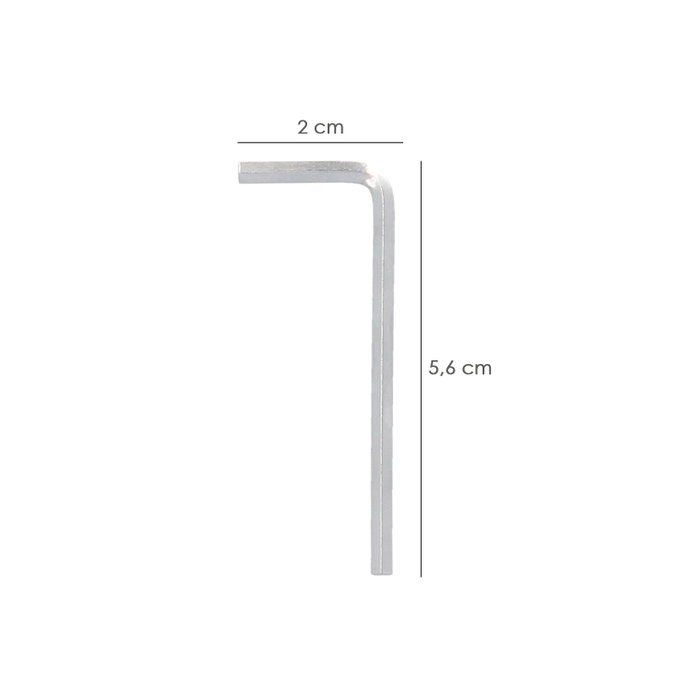 WOLFPACK LINEA PROFESIONAL Clé Allen Standard 2,5 mm