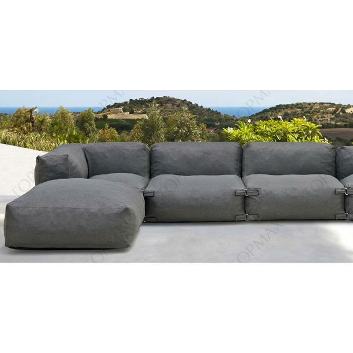 Chaise de jardin Home ESPRIT Gris 90 x 87 x 65 cm Chaise de jardin Home ESPRIT Gris 90 x 87 x 65 cm