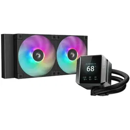 Deepcool Mystique 240 ARGB - Refroidissement liquide AIO 240mm - Ventilateurs 12 cm 500-2400 tr/min - Noir
