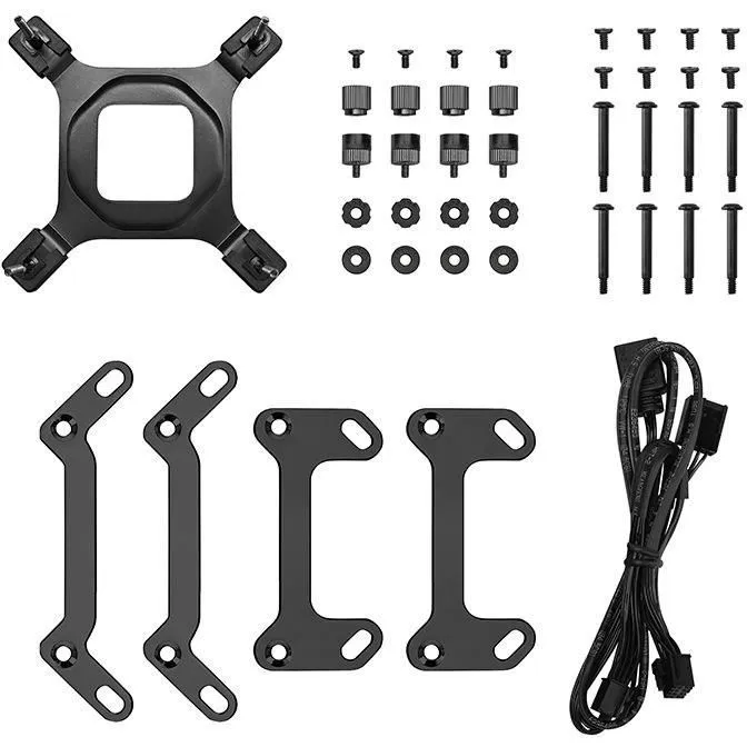 Deepcool Mystique 240 ARGB - Refroidissement liquide AIO 240mm - Ventilateurs 12 cm 500-2400 tr/min - Noir