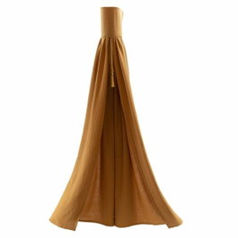 Domiva Ciel de lit Caramel en Gaze de Coton