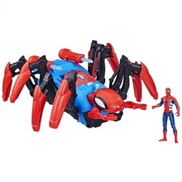 Hasbro Figurine Marvel Spider-Man Web Splashers - Véhicule aracnolanceur avec projectiles et eau, à partir de 4 ans