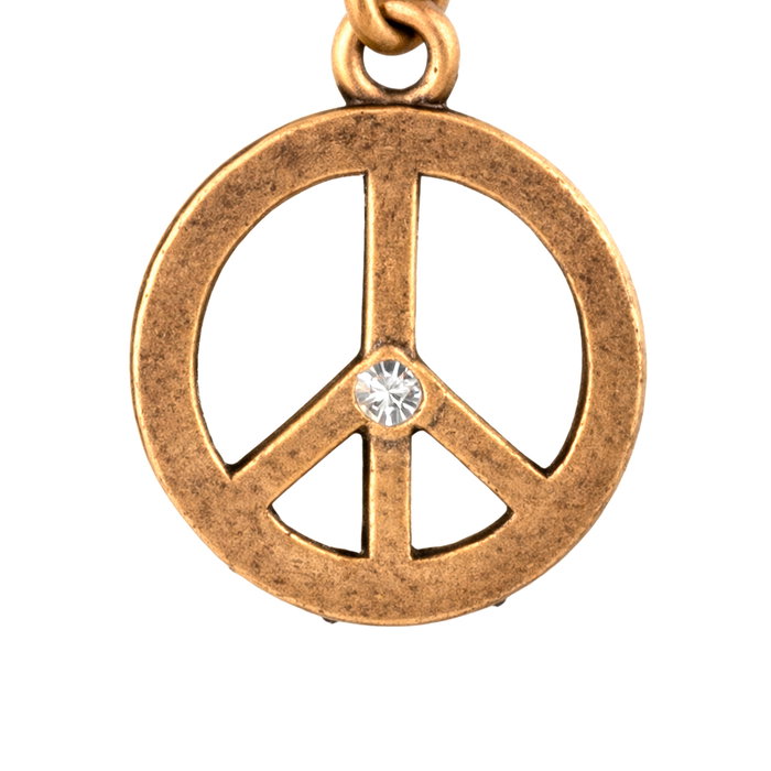Alex And Ani Bracelet Symbole Paix Doré